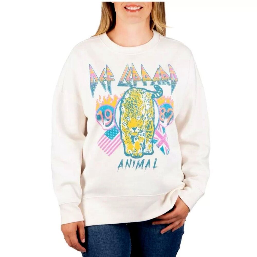 Def Lepard womans Retro sweatshirt Available in Lg Xl & XXl🎶 Nwt